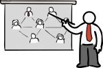 Org chart freehand drawings