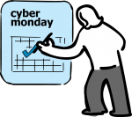 Cyber monday freehand drawings