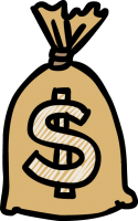 Money bagFreehand Image