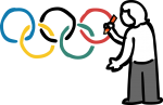 Olympic freehand drawings