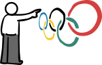 Olympic freehand drawings