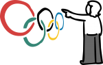 Olympic freehand drawings