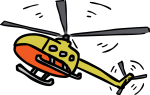 Helicopter freehand drawings