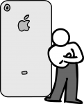 Apple product freehand drawings