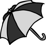 Umbrella freehand drawings