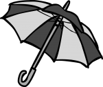 Umbrella freehand drawings