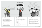 The Roles Of Scrum freehand drawings