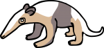 Anteater freehand drawings