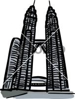 Petronas towers kuala lumpur malaysia