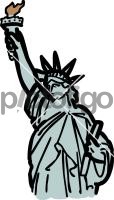 Statue of liberty new york usaFreehand Image