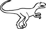 dinosaur freehand drawings