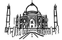 Taj mahal agra indiaFreehand Image