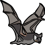 Bat freehand drawings