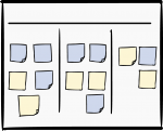 Kanban freehand drawings