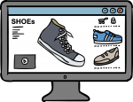 E-Commerce Site freehand drawings