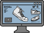 E-Commerce Site freehand drawings