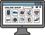 E-Commerce Site freehand drawings