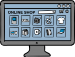 E-Commerce Site freehand drawings