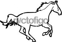 HorseFreehand Image