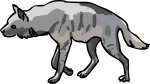Hyena freehand drawings
