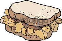 Chip butty SandwichFreehand Image