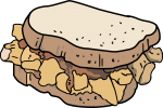 Chip butty Sandwich