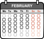 Calendar freehand drawings