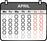 Calendar freehand drawings