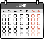 Calendar freehand drawings