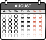 Calendar freehand drawings