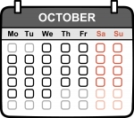 Calendar freehand drawings