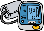 Blood pressure freehand drawings