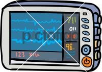 ECG MonitorFreehand Image