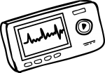 ECG Monitor freehand drawings