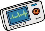 ECG Monitor freehand drawings