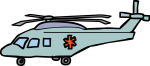 Helicopter freehand drawings