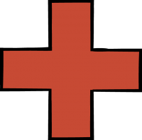 Red crossFreehand Image