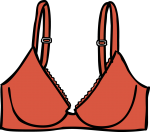 Bras women freehand drawings