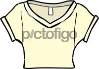 Cropped jersey top women