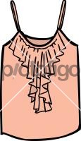 Frilled top womenFreehand Image