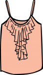 Frilled top women