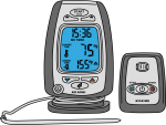 Oven Thermometer freehand drawings