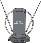 TV Antenna freehand drawings