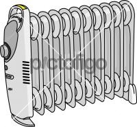 Heater Oil Filled RadiatorFreehand Image