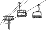 Chair Lift freehand drawings