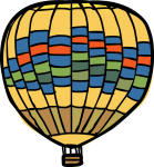 Hot Air Balloon freehand drawings