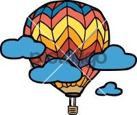 Hot Air BalloonFreehand Image