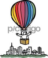 Hot Air BalloonFreehand Image