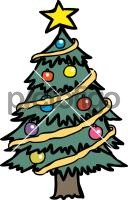 Christmas TreeFreehand Image