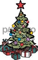 Christmas TreeFreehand Image